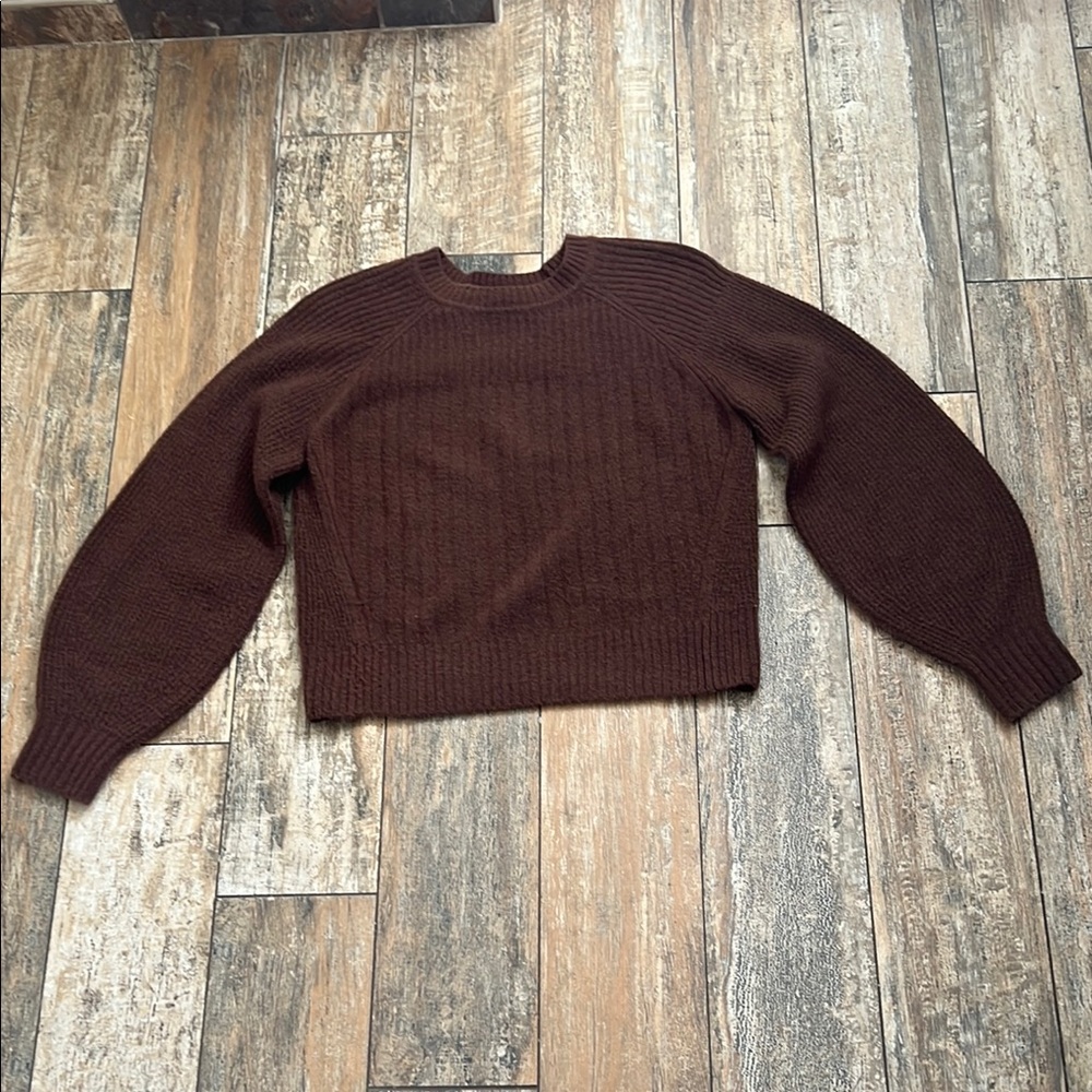 Merino Wool Brown Sweater